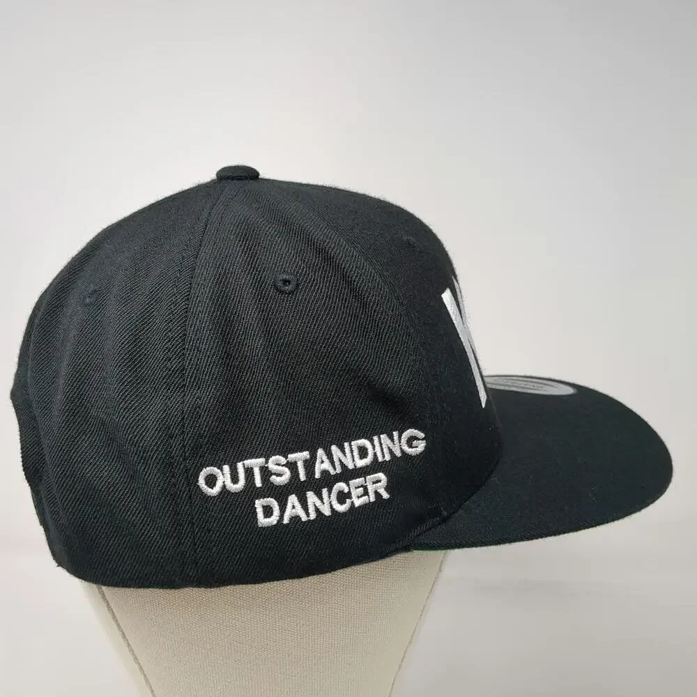 Yupoong Snapback Black One Size KAR Convention Outstanding Dancer Green Brim Hat